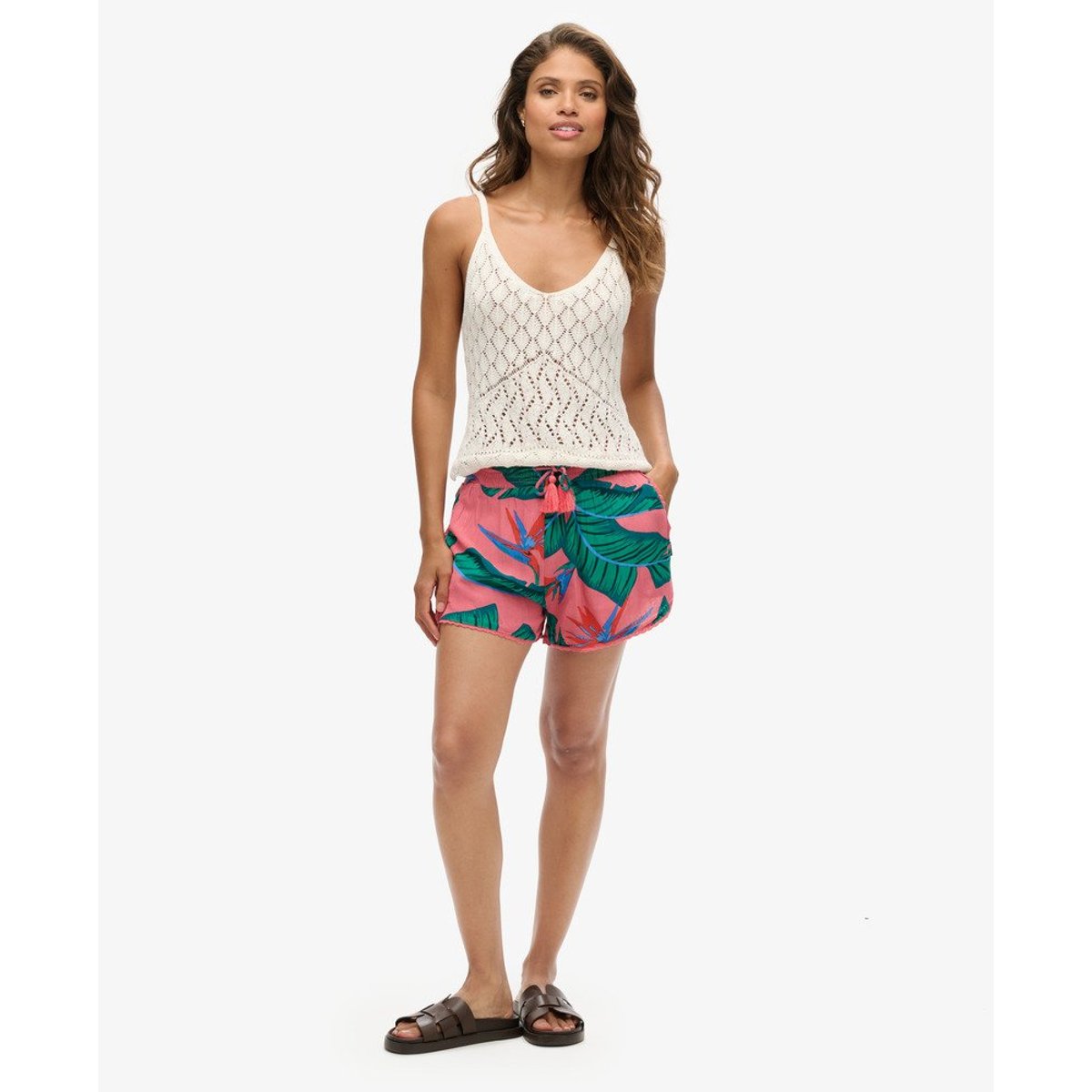 Short de plage rose paradis, SUPERDRY