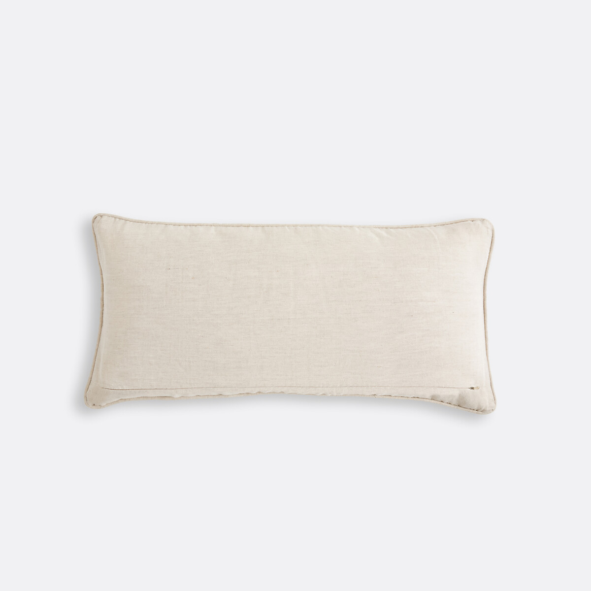 Enyo Embroidered Cotton/Linen Cushion Cover beige/ecru, AM.PM