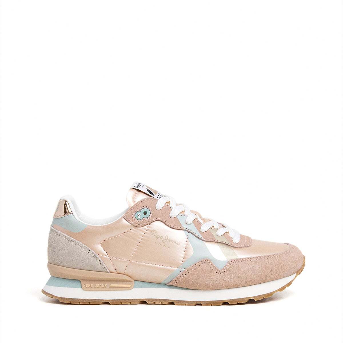 Baskets Brit Printy orange sherbert, PEPE JEANS