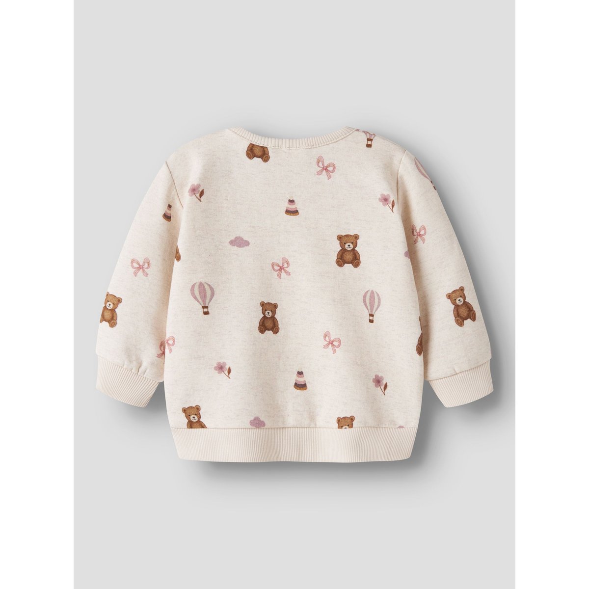 Sweat-Shirt blanc - peyote melange1, NAME IT