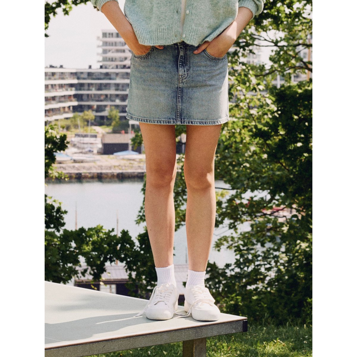 Jupe medium blue denim, NAME IT