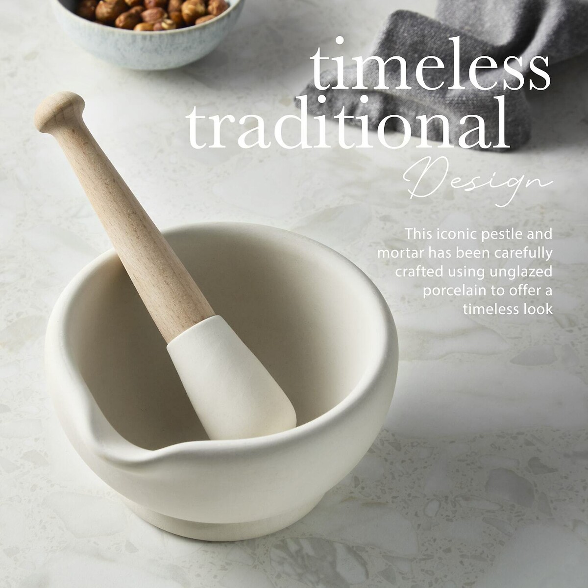 Mortar & Pestle, Size 3 white, MILTON BROOK