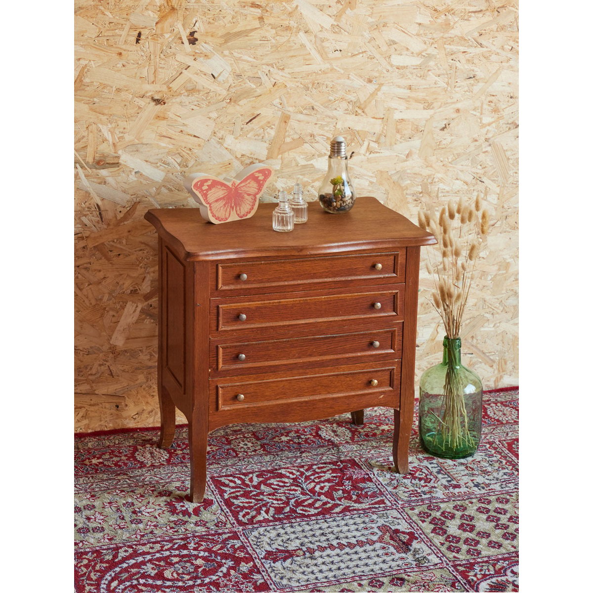 Petite travailleuse en bois Brigitte N°335 - Bon état bois clair, DEBONGOUT