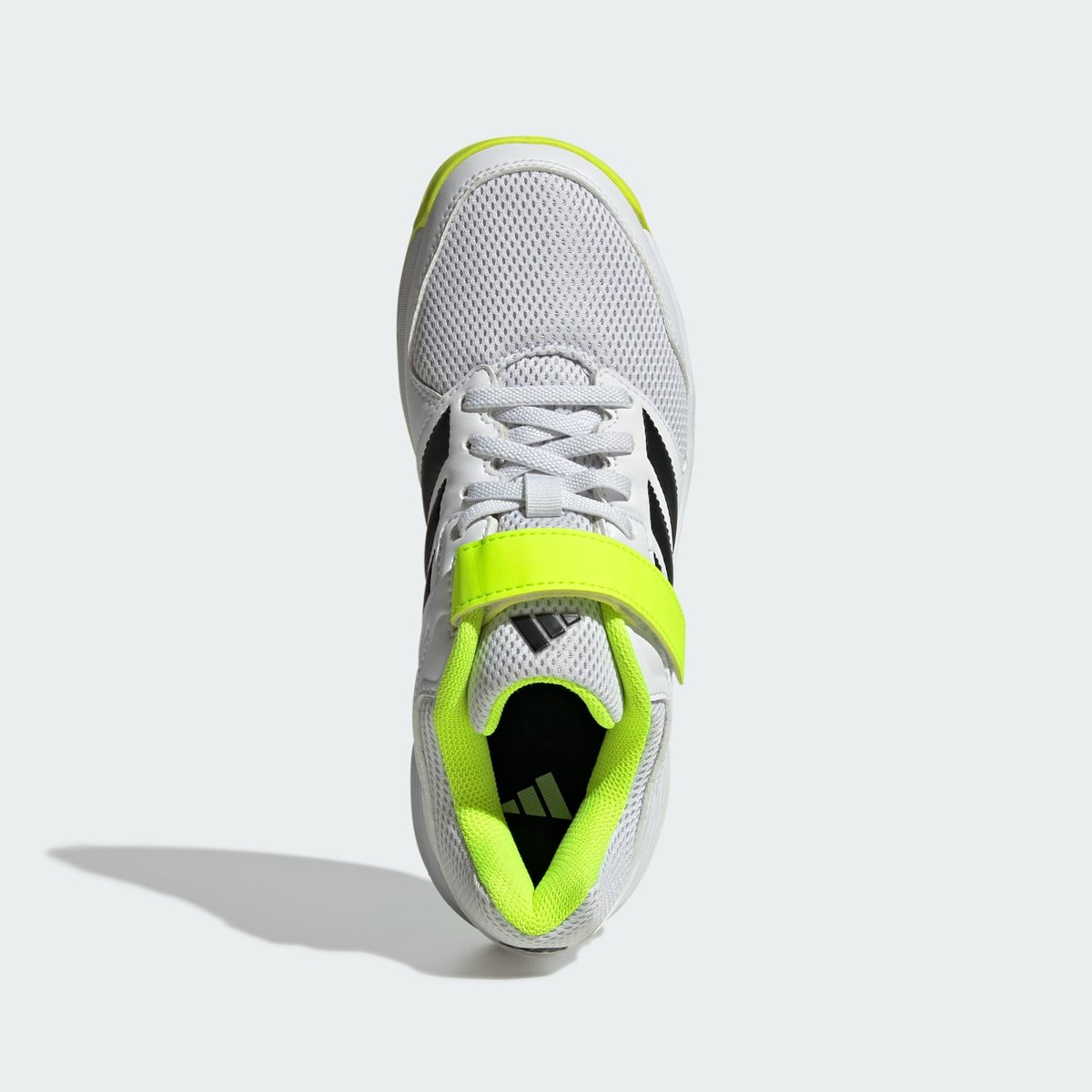 Baskets SPEEDCOURT VELCRO cloud white / core black / lucid lemon, adidas Performance