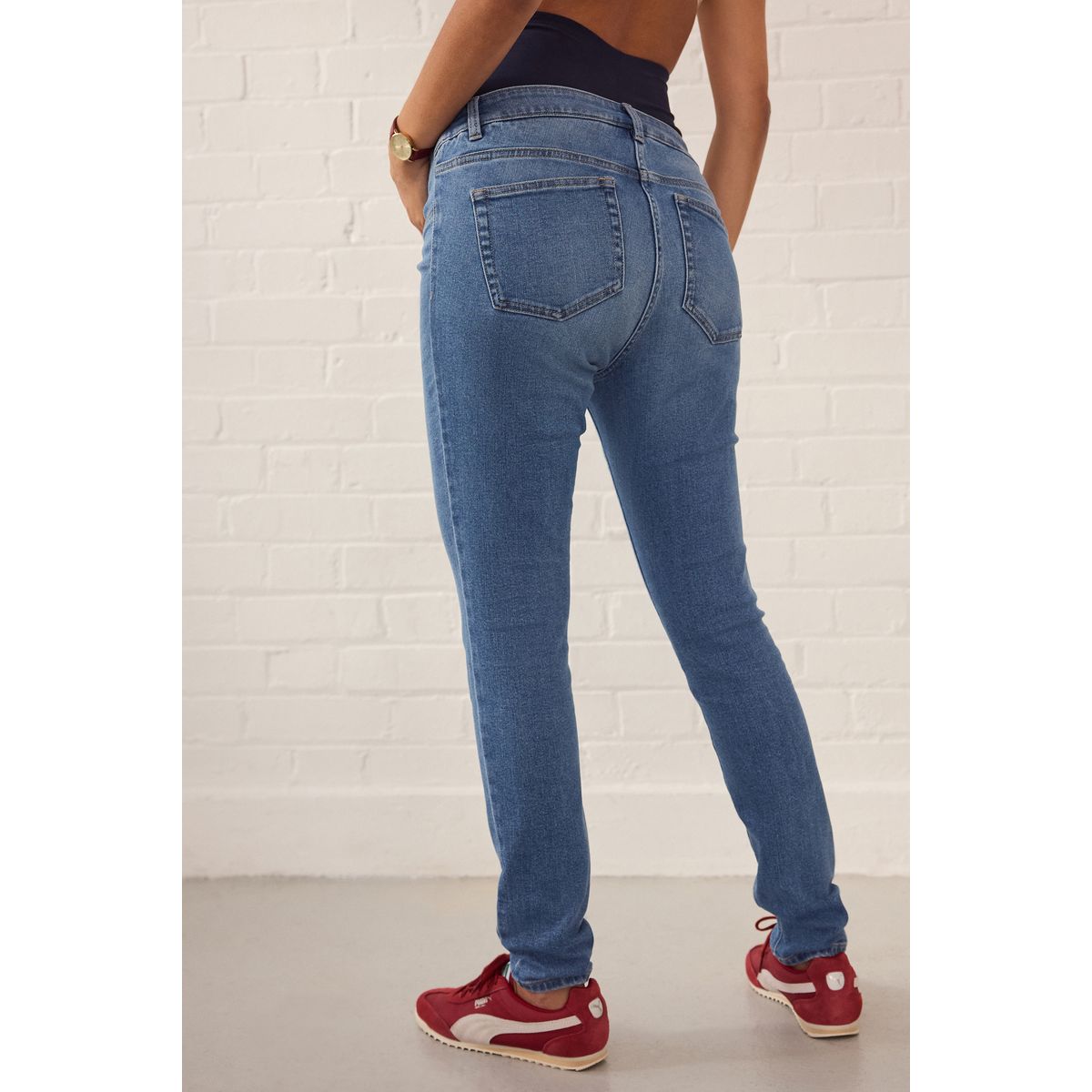 Jean skinny de grossesse bleu foncé, NEXT