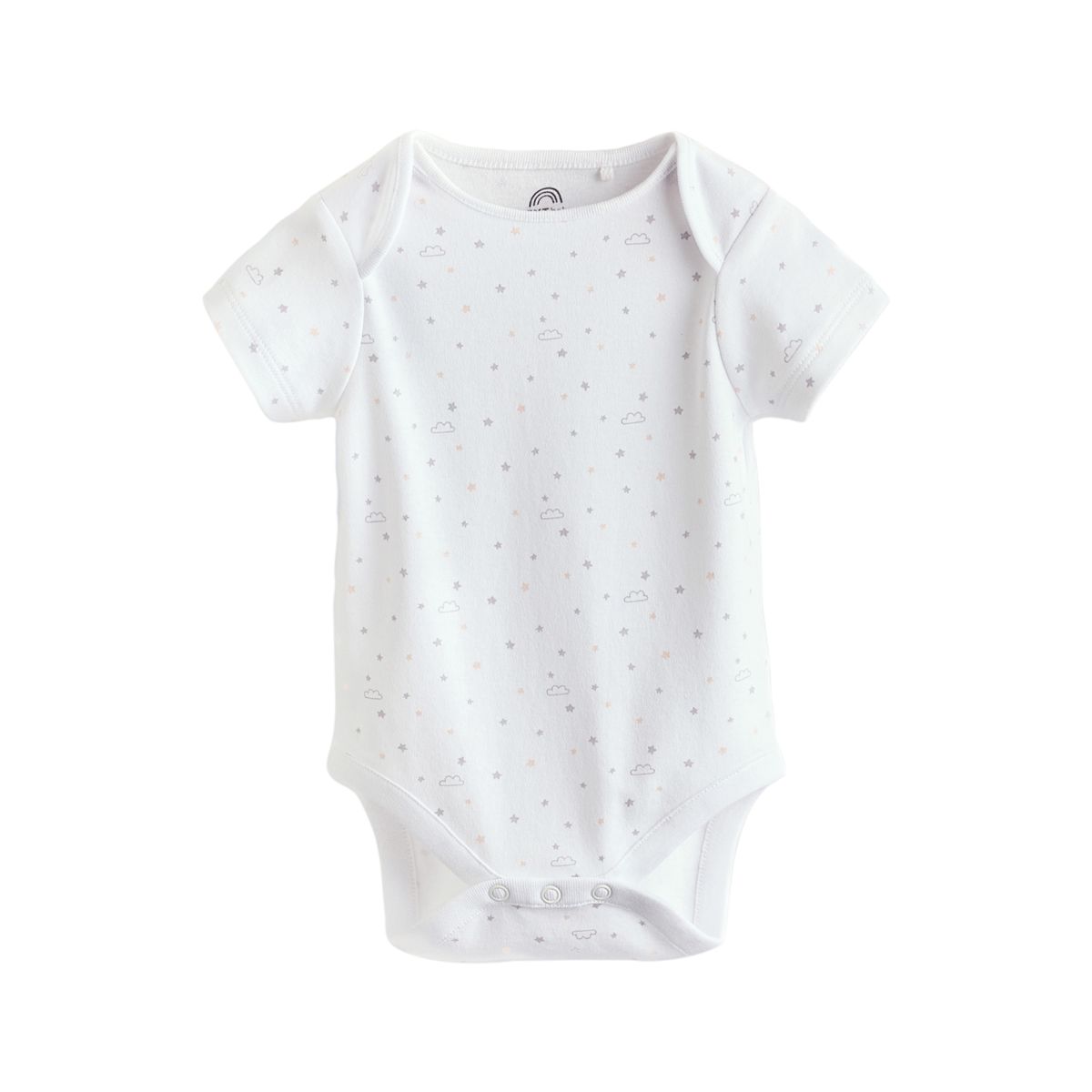 Body bébé à manches courtes, lot de 5 éléphant gris, NEXT