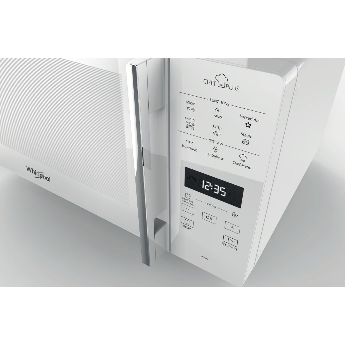Micro ondes combiné MCP349WH crisp blanc, WHIRLPOOL