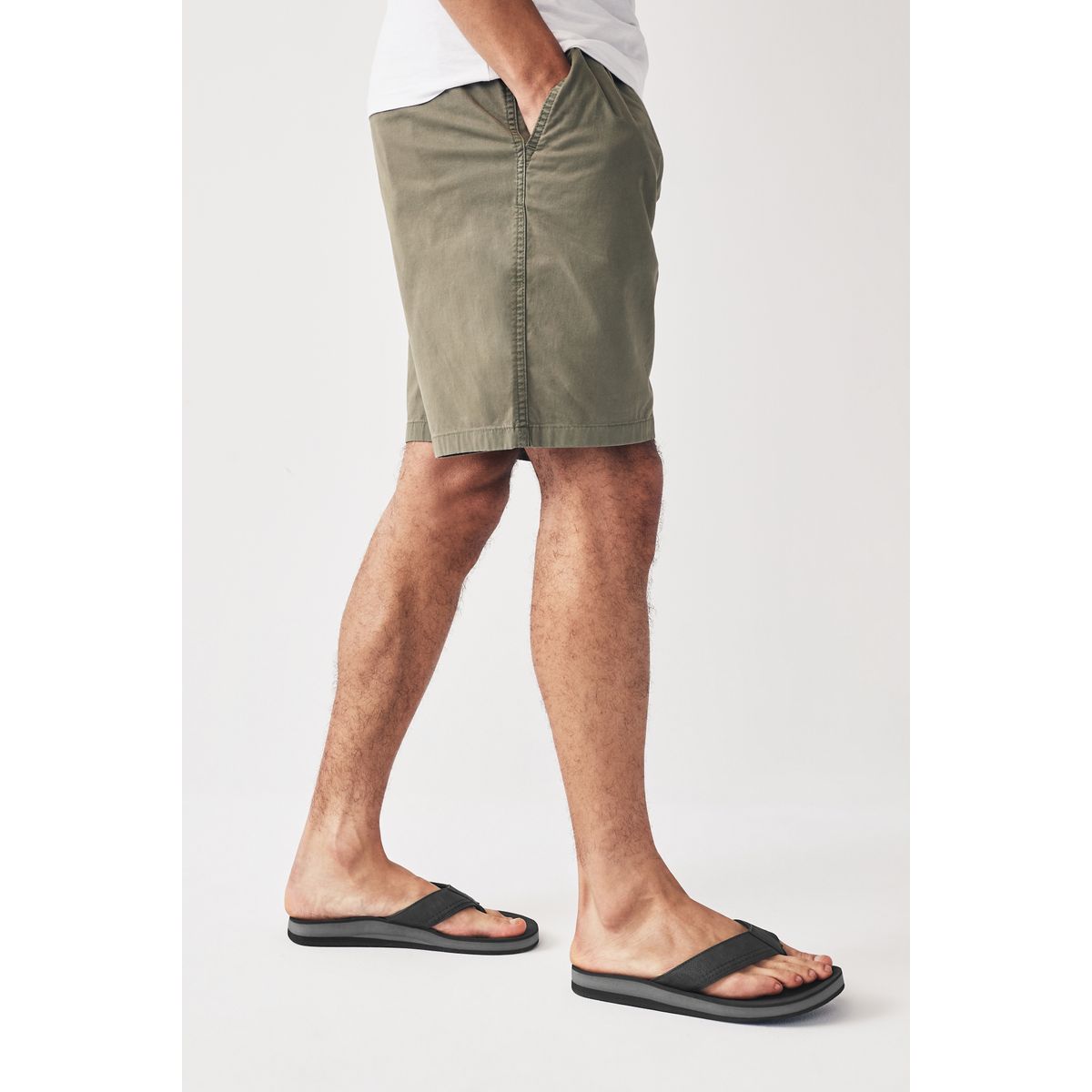 Tongs coupe classique noir, NEXT
