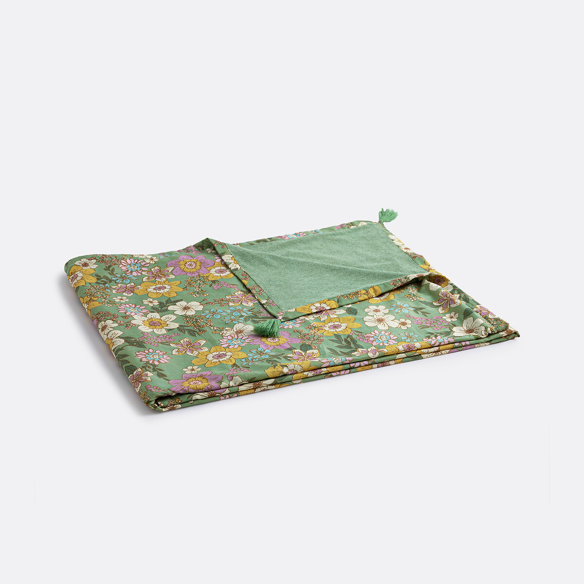 Fouta XL imprimée doublée éponge, Rosemary imprimé, LA REDOUTE INTERIEURS