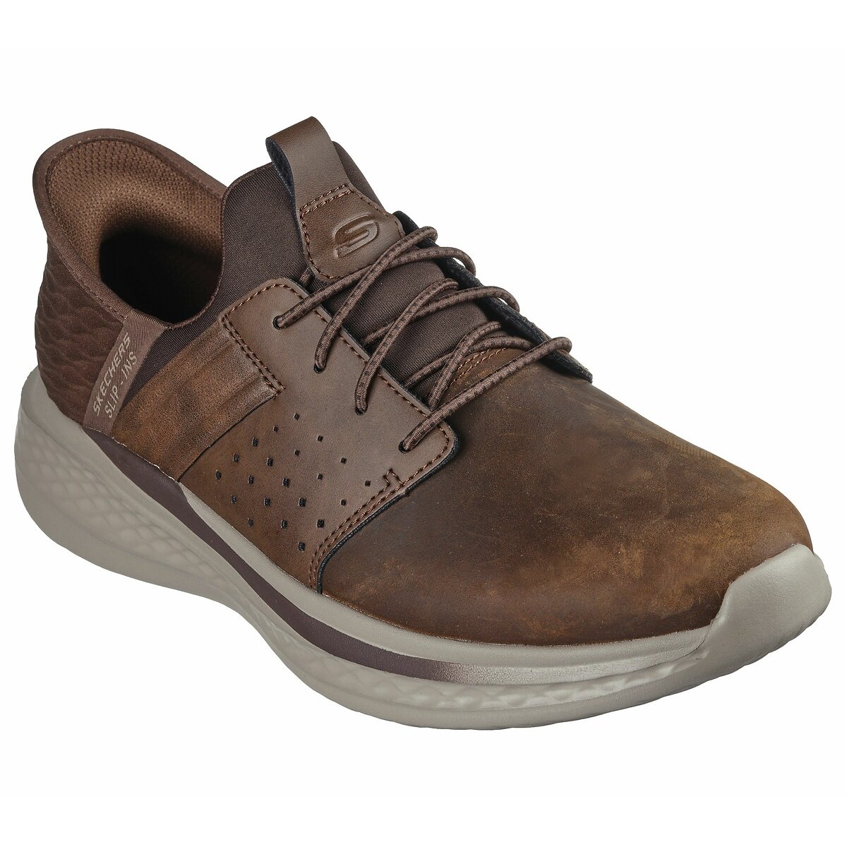 Sneakers SLIP-INS : SLADE - ZACHARY donkerkastanje, SKECHERS