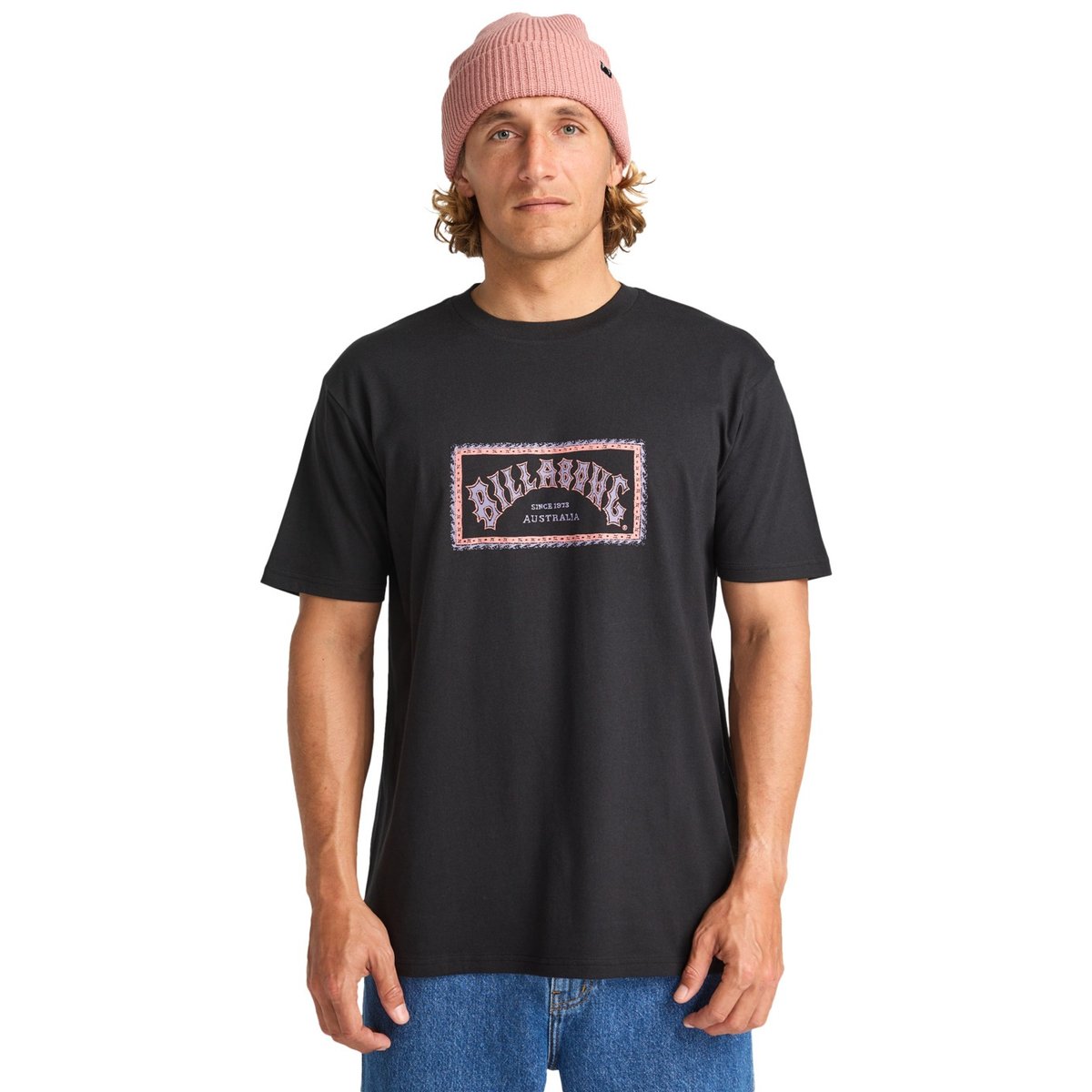 T shirt manches courtes ARCH FRAME noir black, BILLABONG