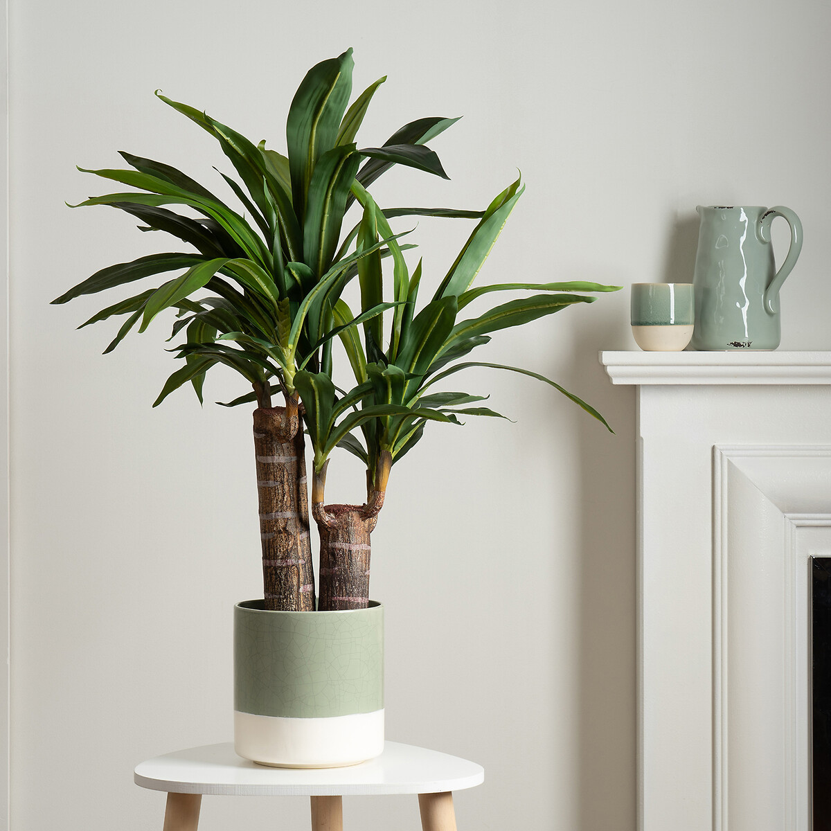 80cm Artificial Double Stem Yucca green, SO'HOME