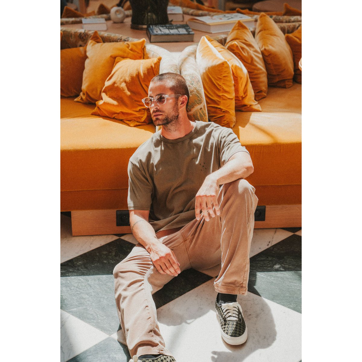 PANTALON LOOSE BOWERY beige, PULLIN