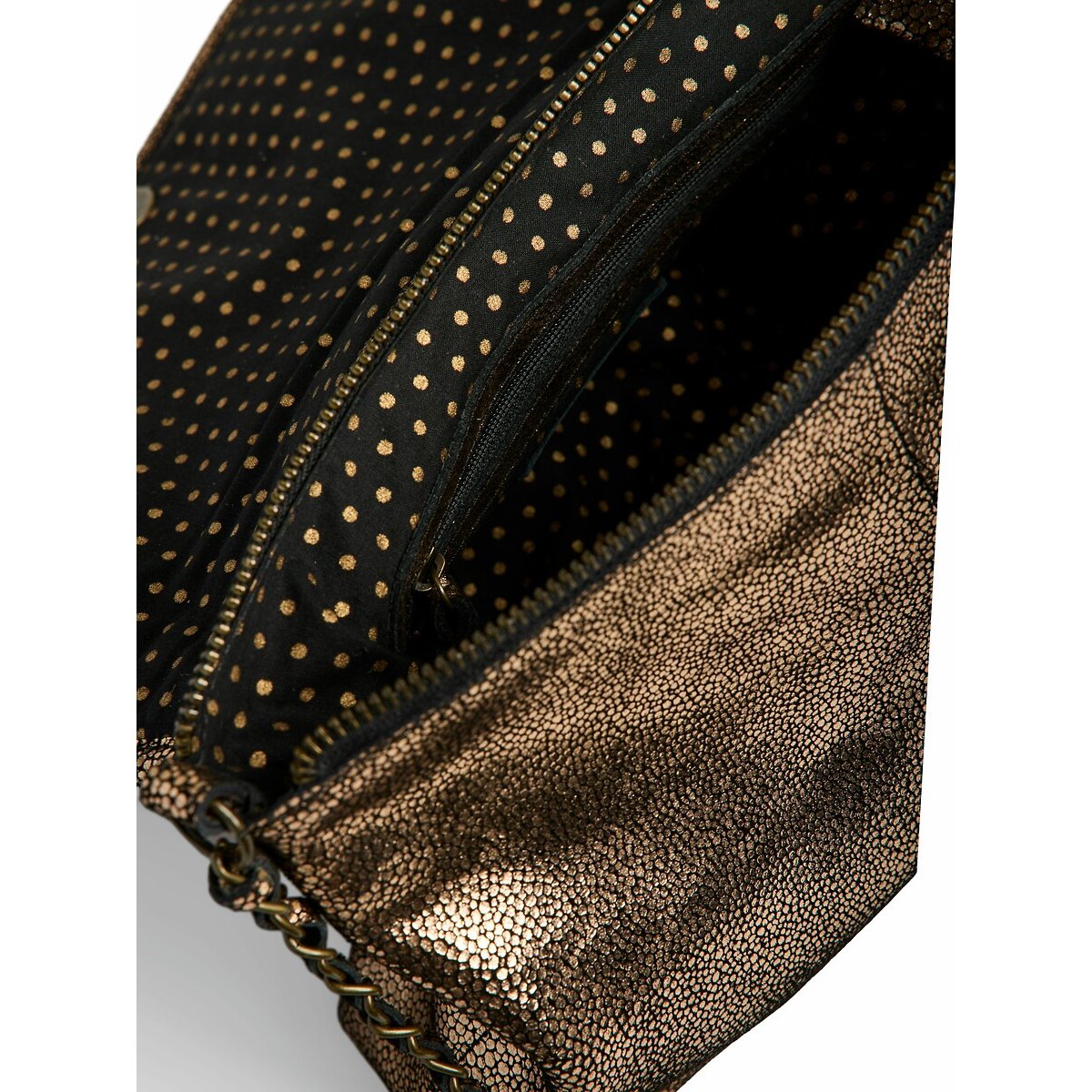 Jami Leather Handbag copper, PIECES