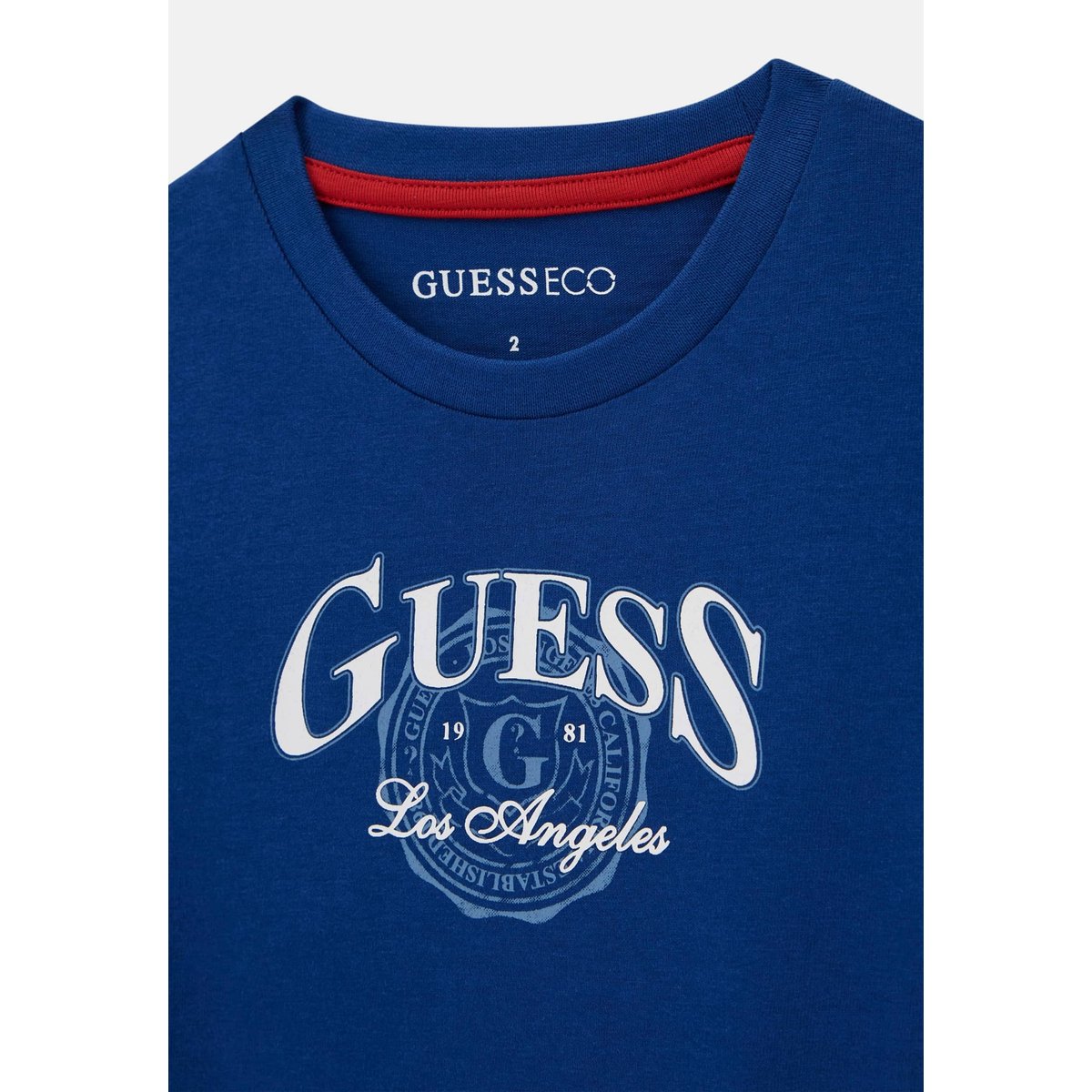 T-Shirt À Logo Imprimé bleu, GUESS KIDS