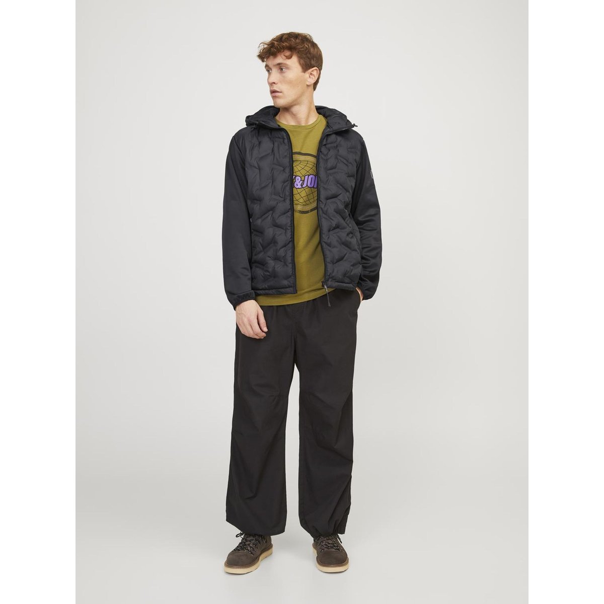 Veste Hybride black, JACK & JONES