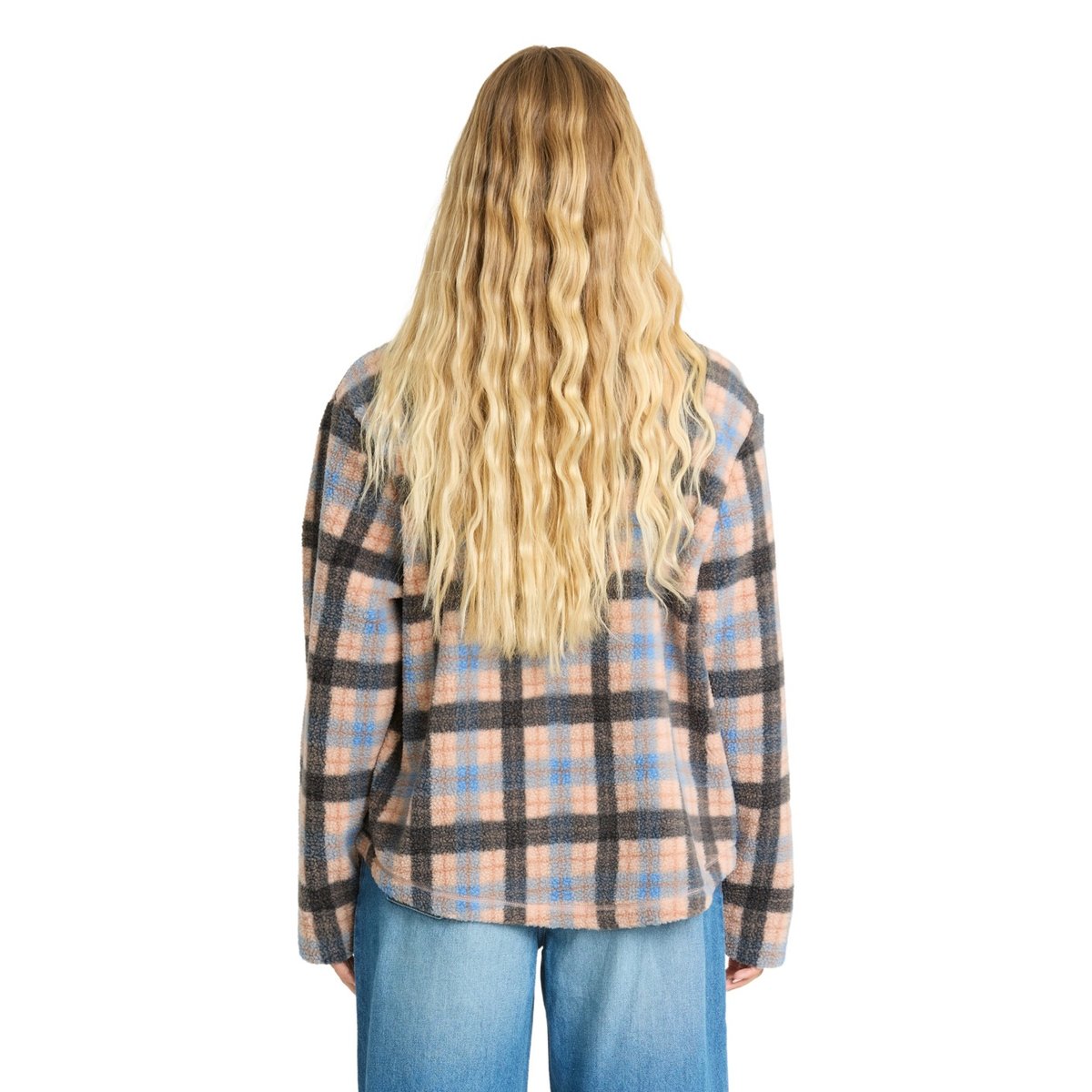 Veste en sherpa BREEZY SHACKET bleu blue bell, BILLABONG