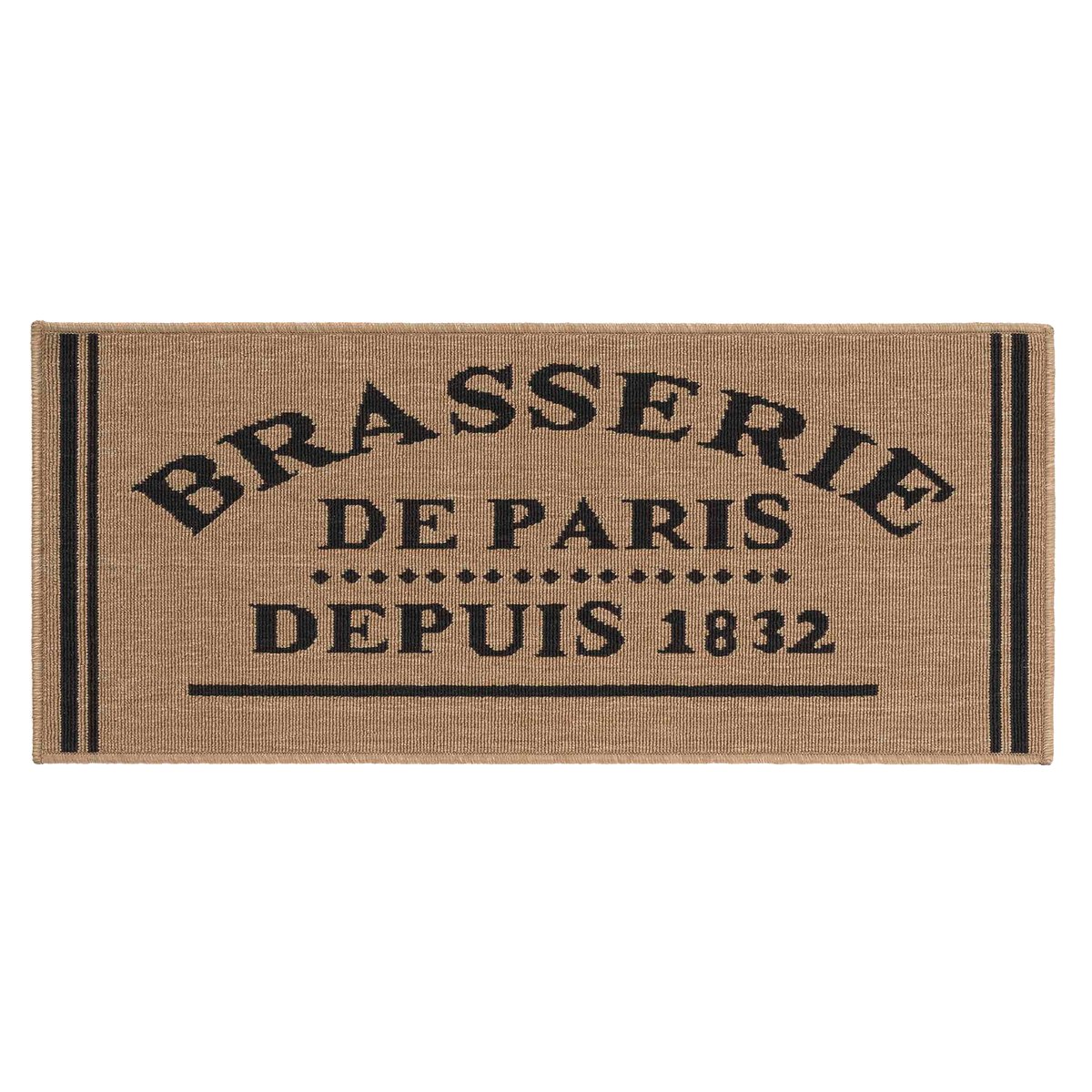 Tapis Multi-usage bouclette 50 x 80 cm Troquet marron, EDEN