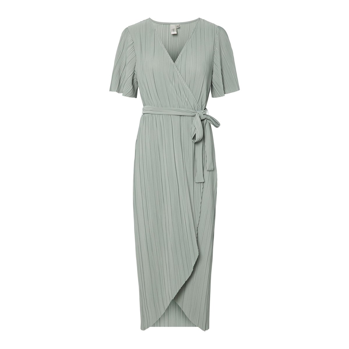 Robe Mi-Longue chinois green, YAS