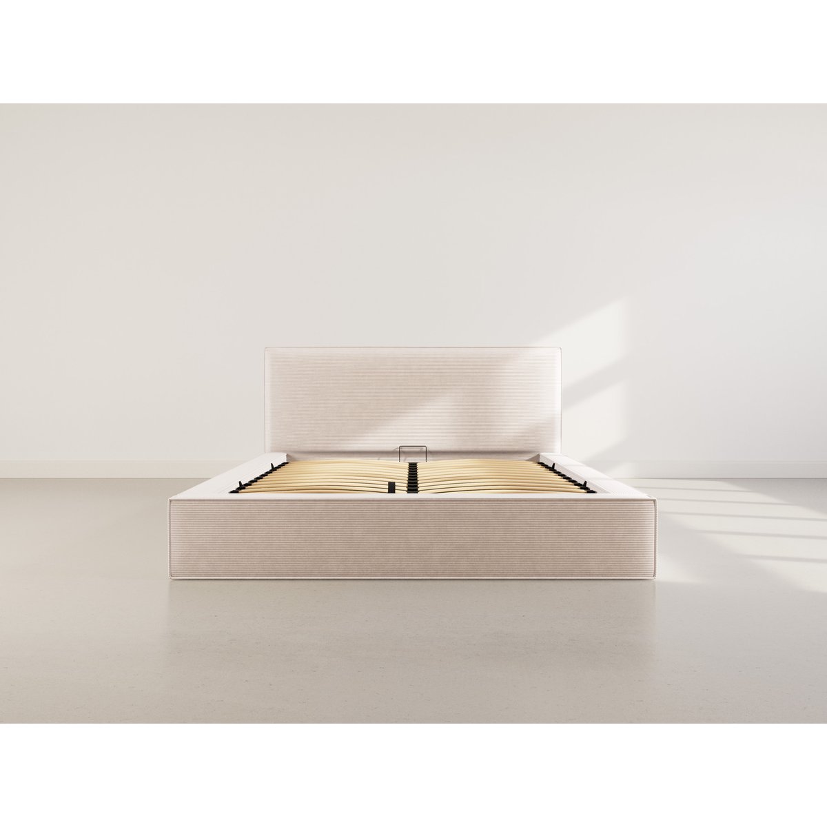 Lit coffre - TOPAZE beige, BEST MOBILIER