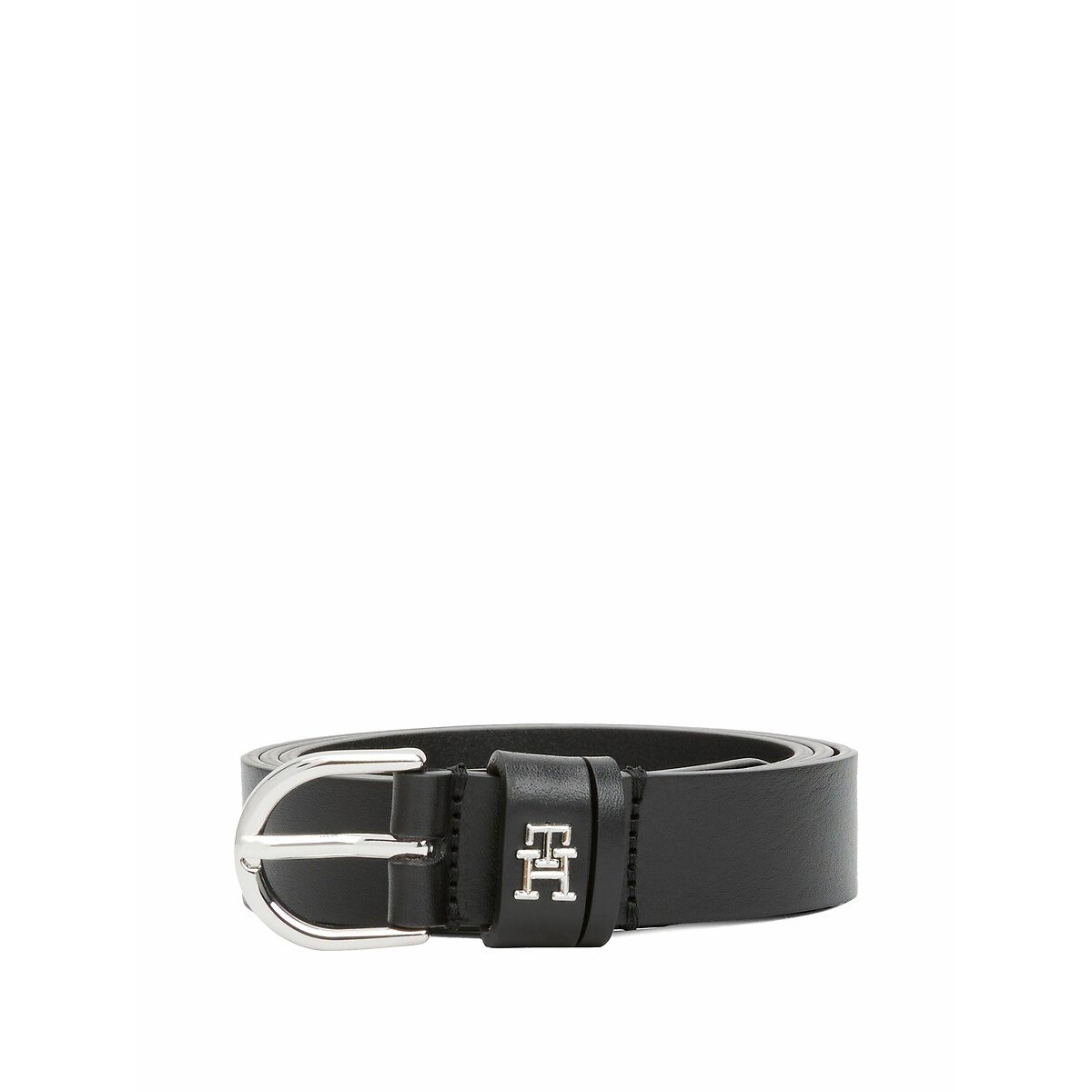 Ceinture en cuir Effortless 2,5cm noir, TOMMY HILFIGER