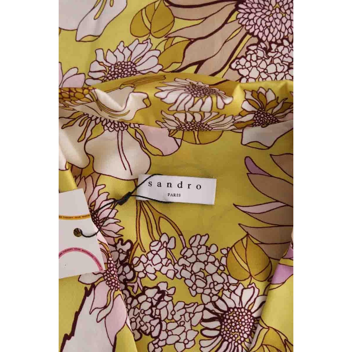 Chemise - Très Bon État jaune, SANDRO