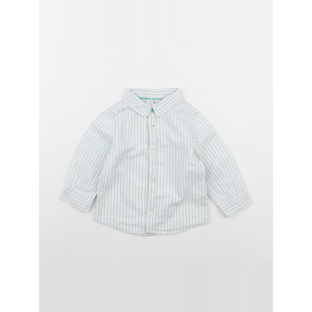 Chemise - Bon état blanc, bleu, OBAIBI