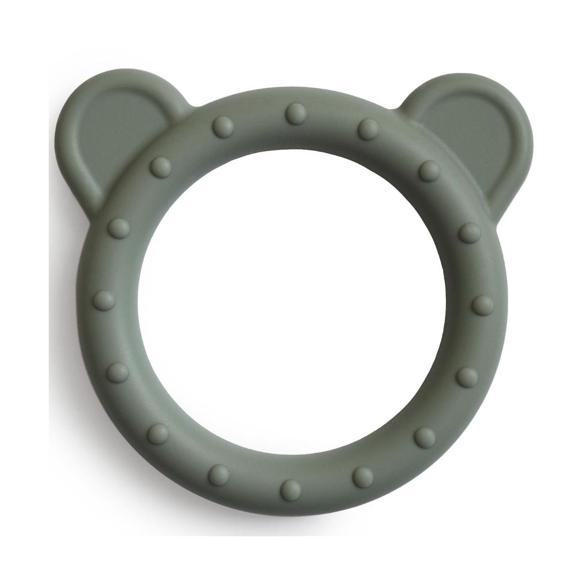 Anneau de dentition en silicone vert, MUSHIE