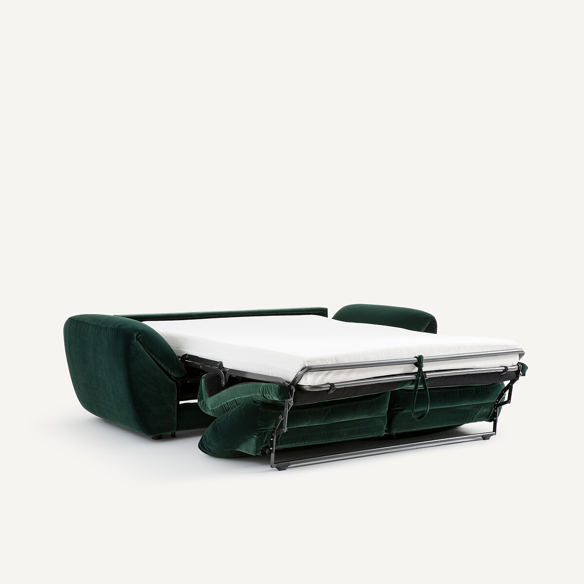 Canapé 3P convertible velours, Edgar vert tsar, AM.PM