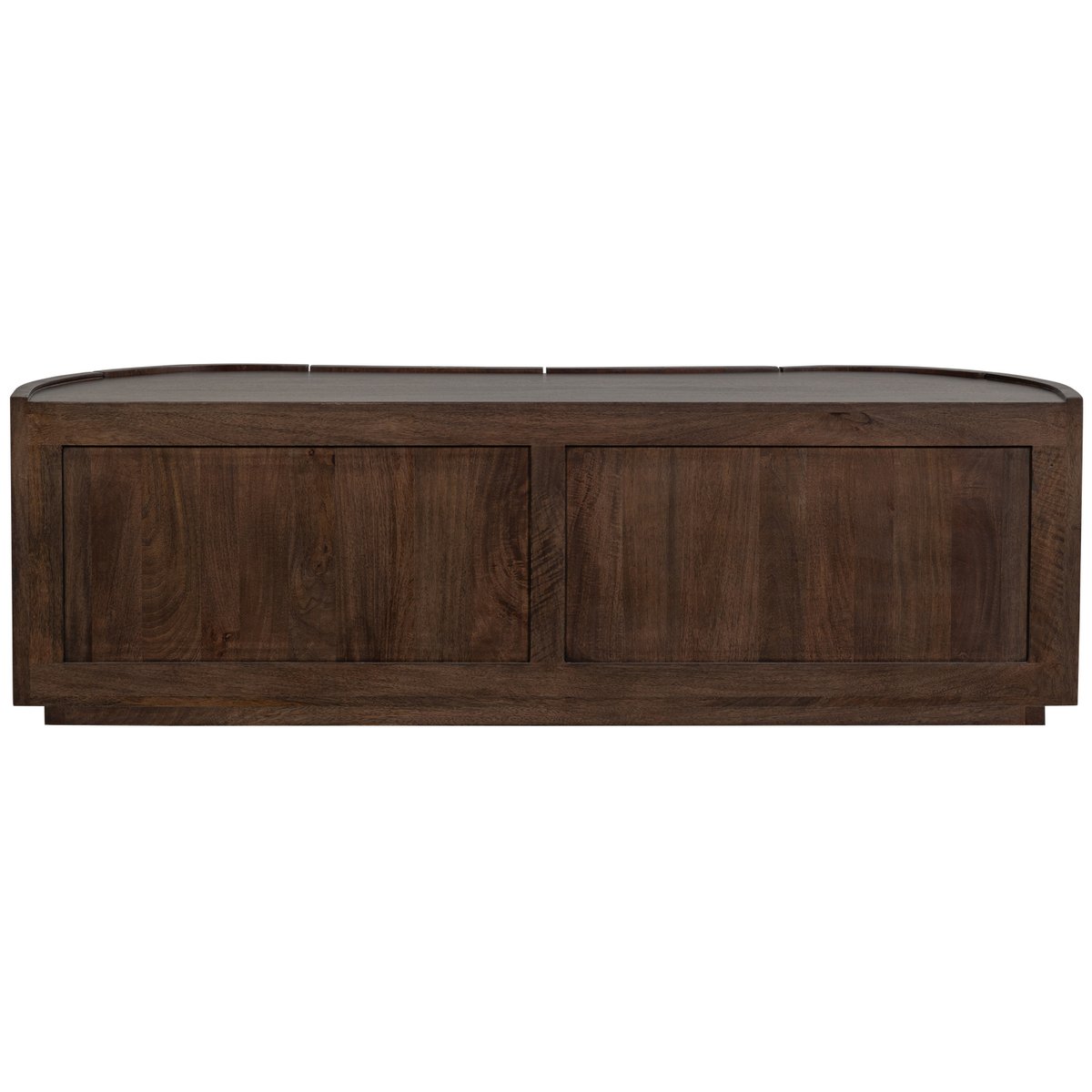 Buffet 4 portes en bois de manguier SENSE bois foncé, WOOOD