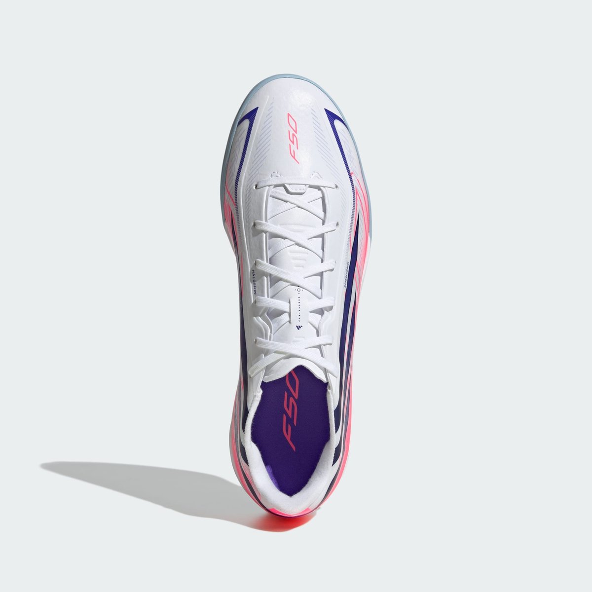 Chaussure De Football Indoor F50 Hyperfast League Chaussure De Football Indoor F50 Hyperfast League cloud white / solar purple / solar turbo, adidas Performance