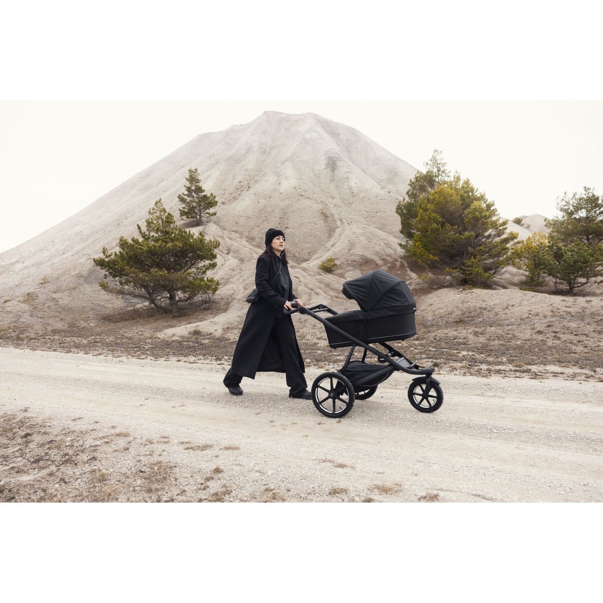 Pack poussette duo Urban Glide 3 + nacelle Urban Glide noir, THULE