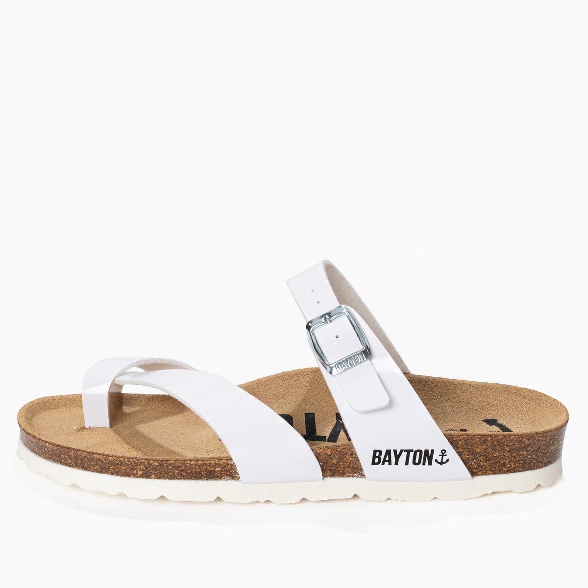 Tongs DIANE blanc, BAYTON