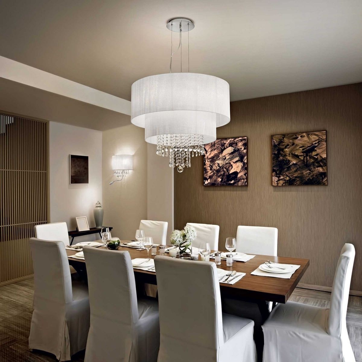 Suspension    OPERA blanc, IDEAL LUX
