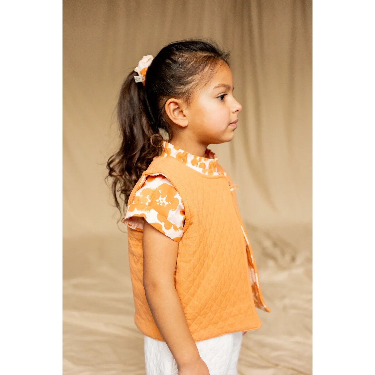 Reversible Waistcoat orange, APACHES COLLECTIONS