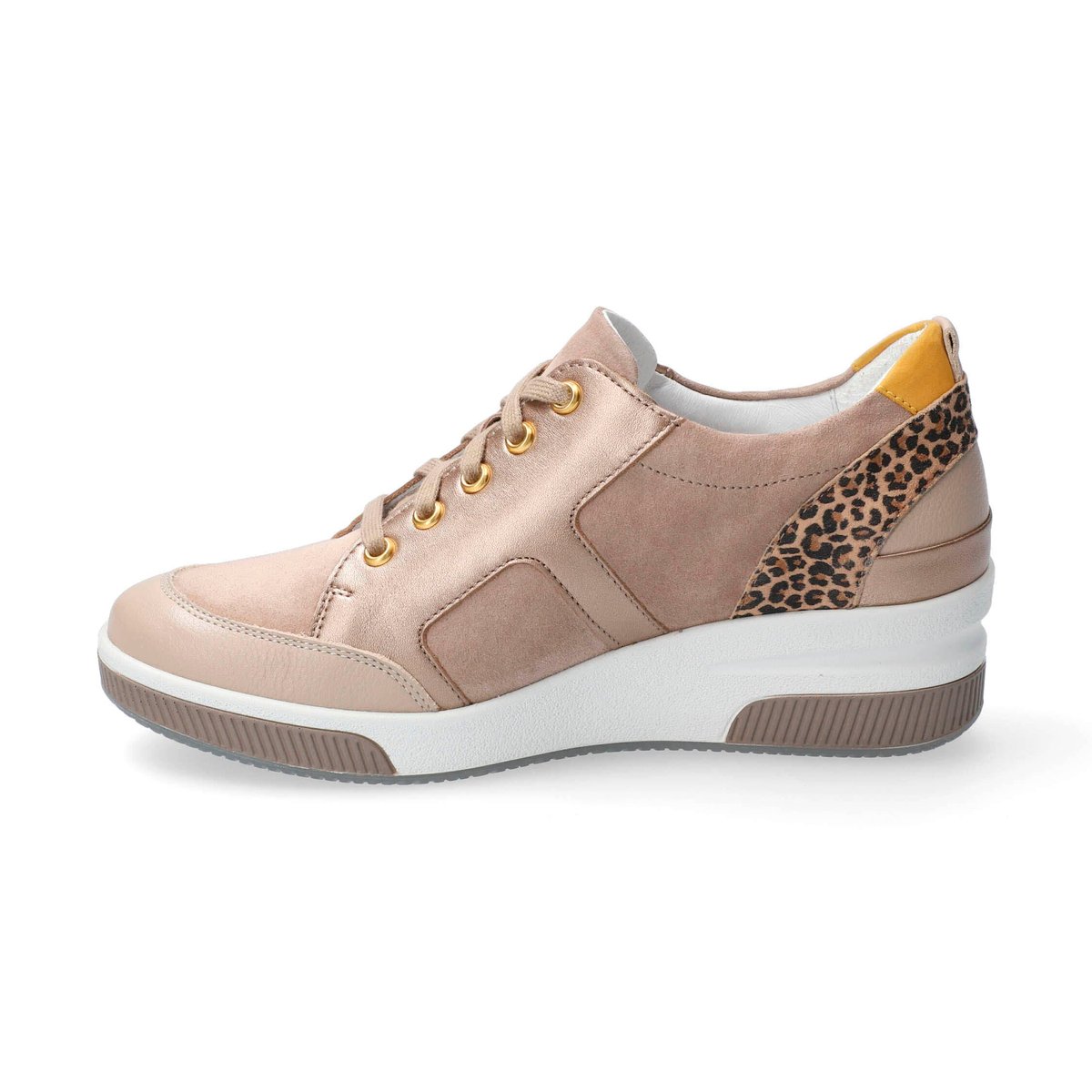 Baskets en cuir nubuck TRUDIE marron 5132, MEPHISTO