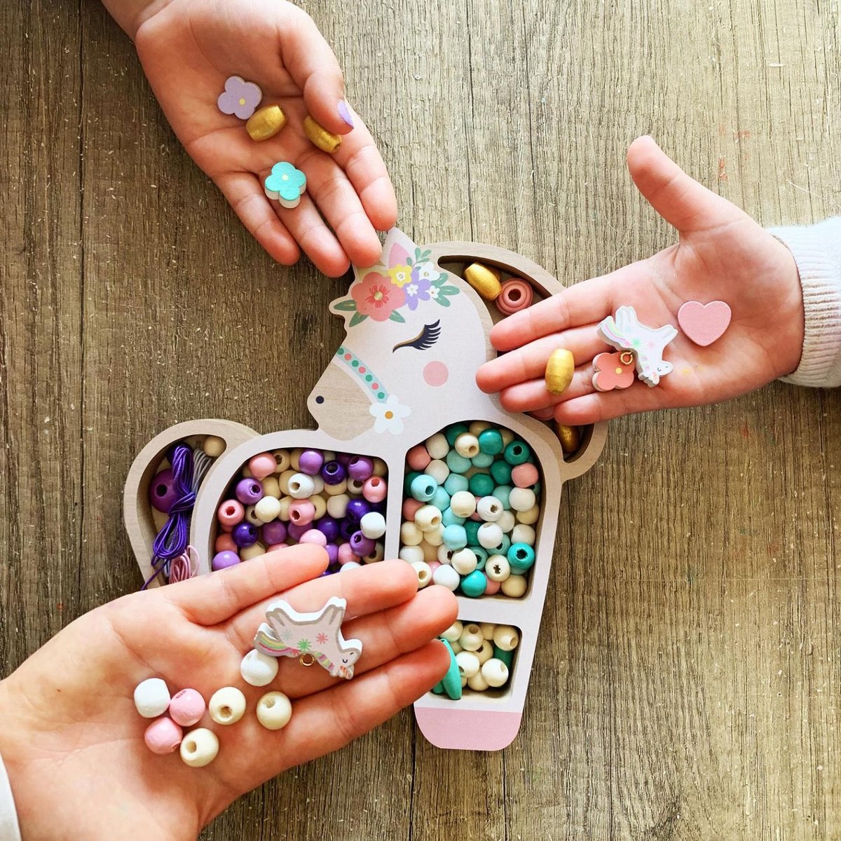 Coffret perles multicolore, SYCOMORE
