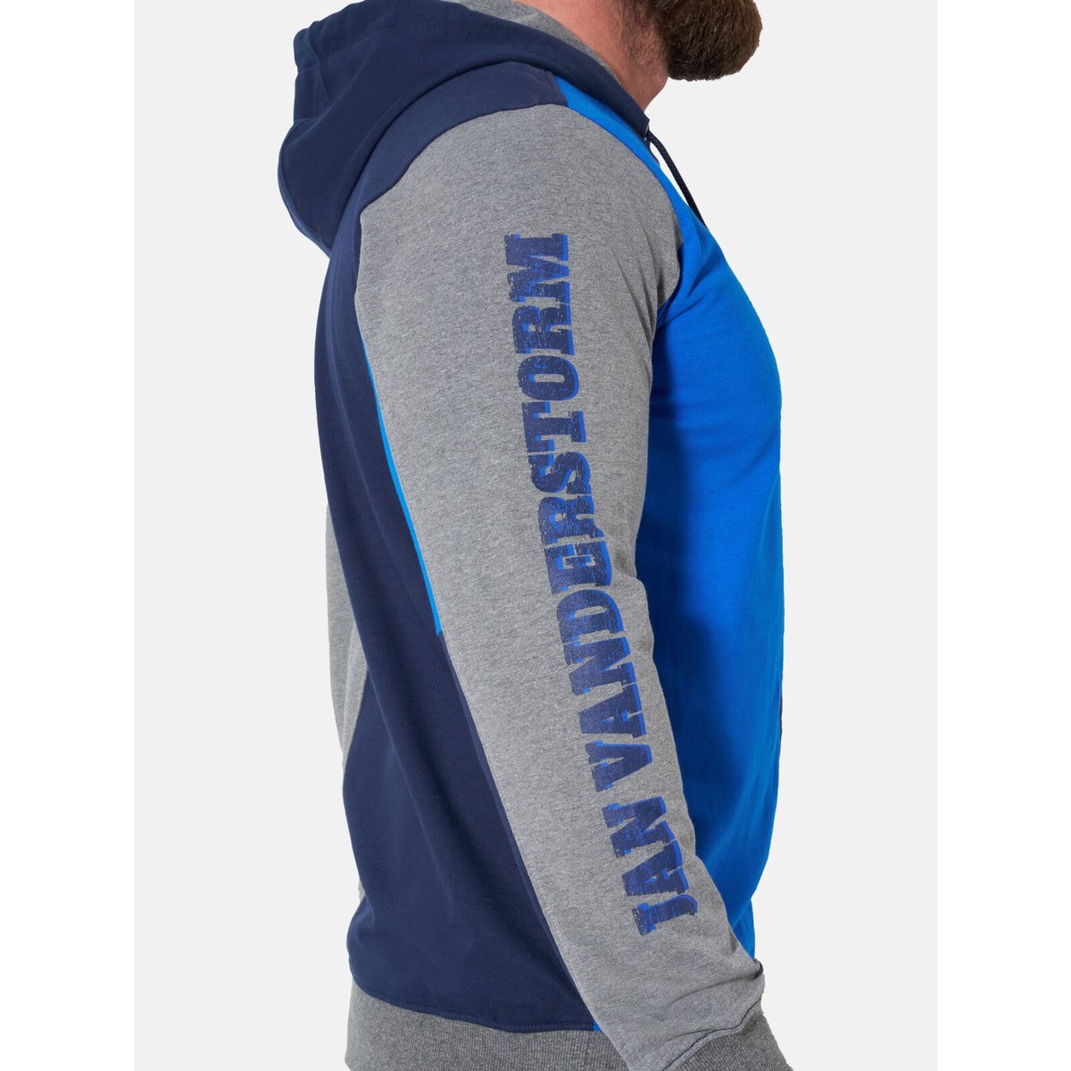 Sweatshirt RIKVALD bleu gris, JAN VANDERSTORM