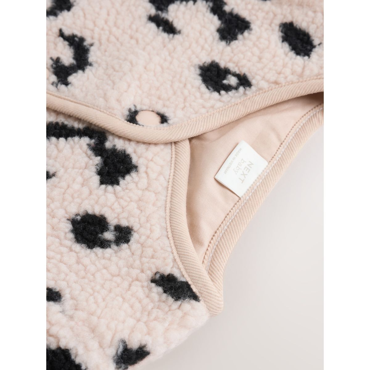Veste en peau lainée léopard pour bébé naturel, NEXT