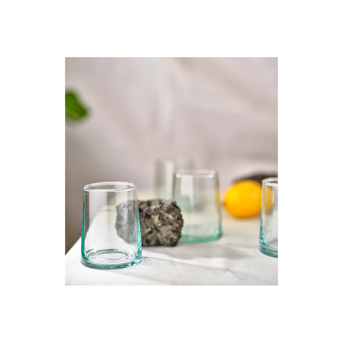 Lot de 4 Verres à eau, REVERRE MODERN transparent, COSY&TRENDY