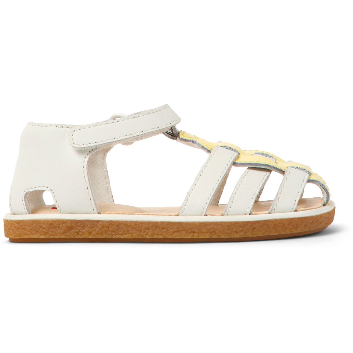 Sandales Miko cuir blanc, CAMPER