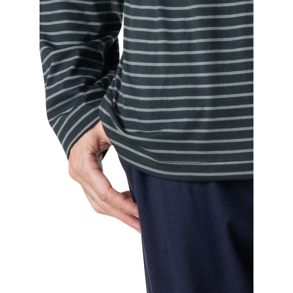 Pyjama long SMILEY vert-bleu, EMINENCE