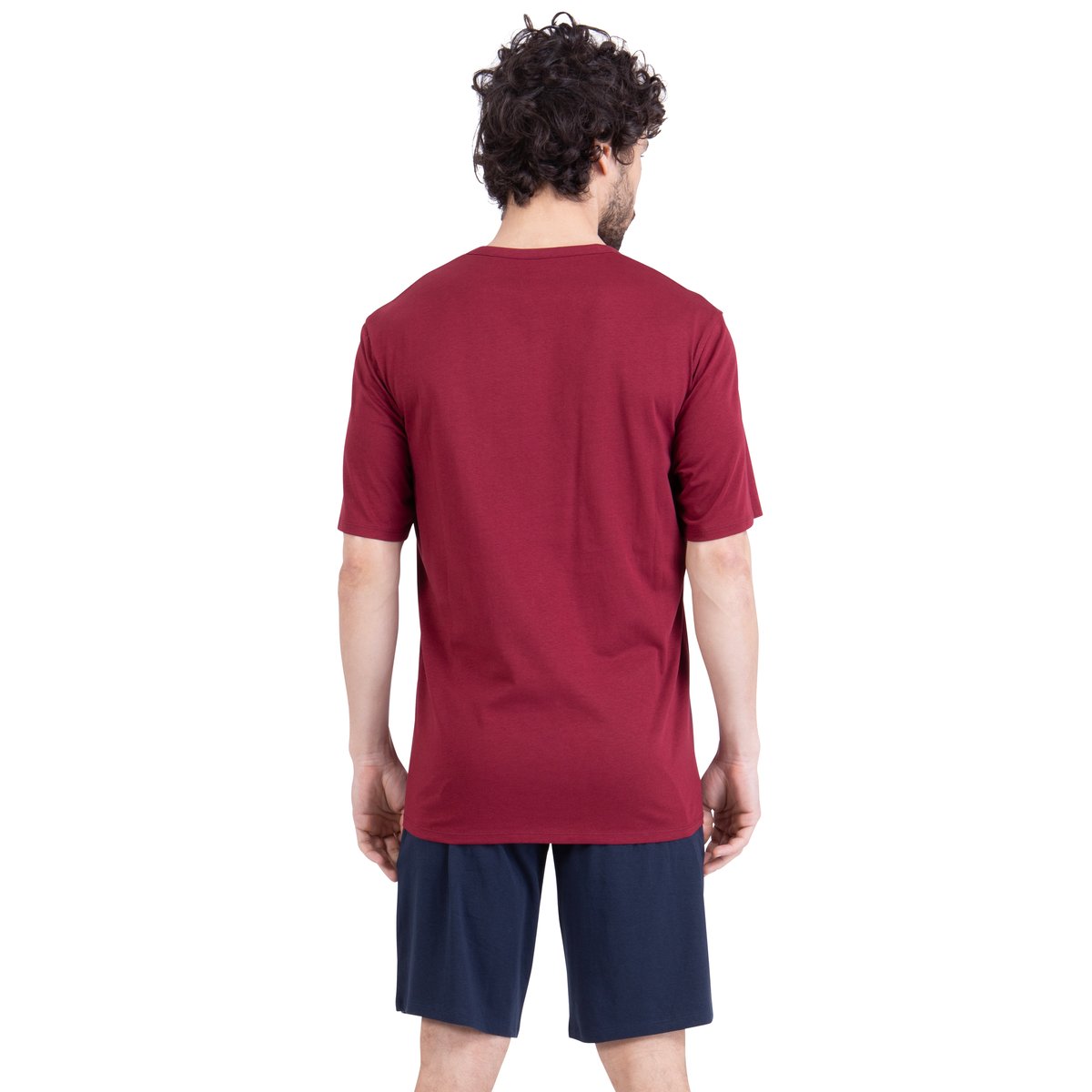 Pyjama court CHIC prune-marine, ATHENA