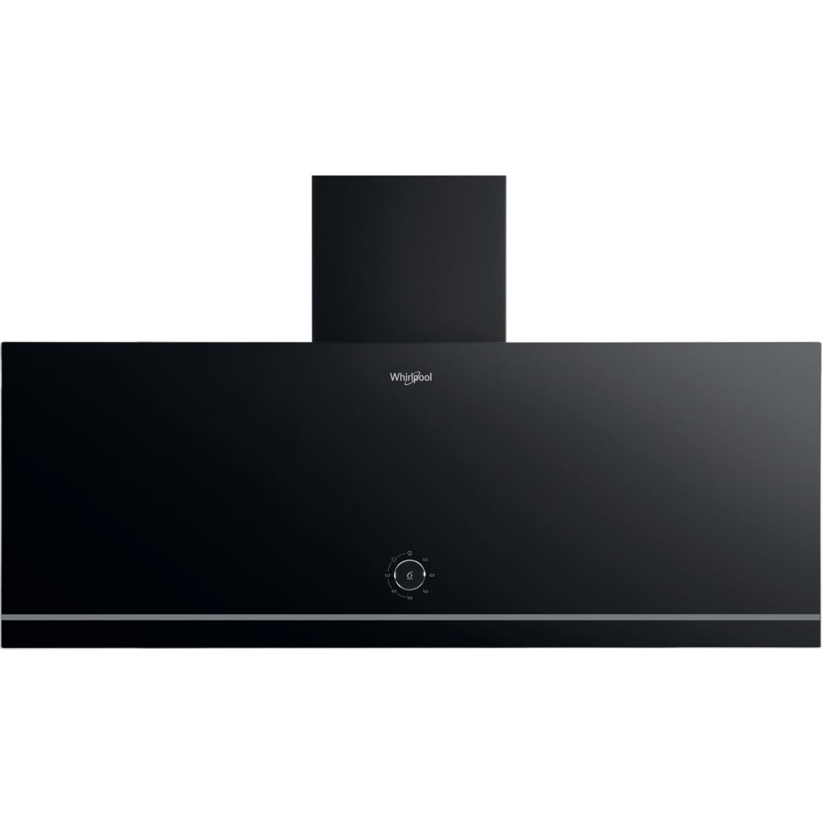 Hotte décorative murale inclinée WHVA92FLMK noir, WHIRLPOOL