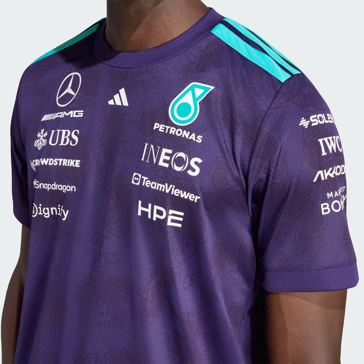 Maillot Pilote Mercedes - Amg Petronas Formula 1 Team Vanda Bloom Maillot Pilote Mercedes - Amg Petronas Formula 1 Team Vanda Bloom dark purple, adidas Performance