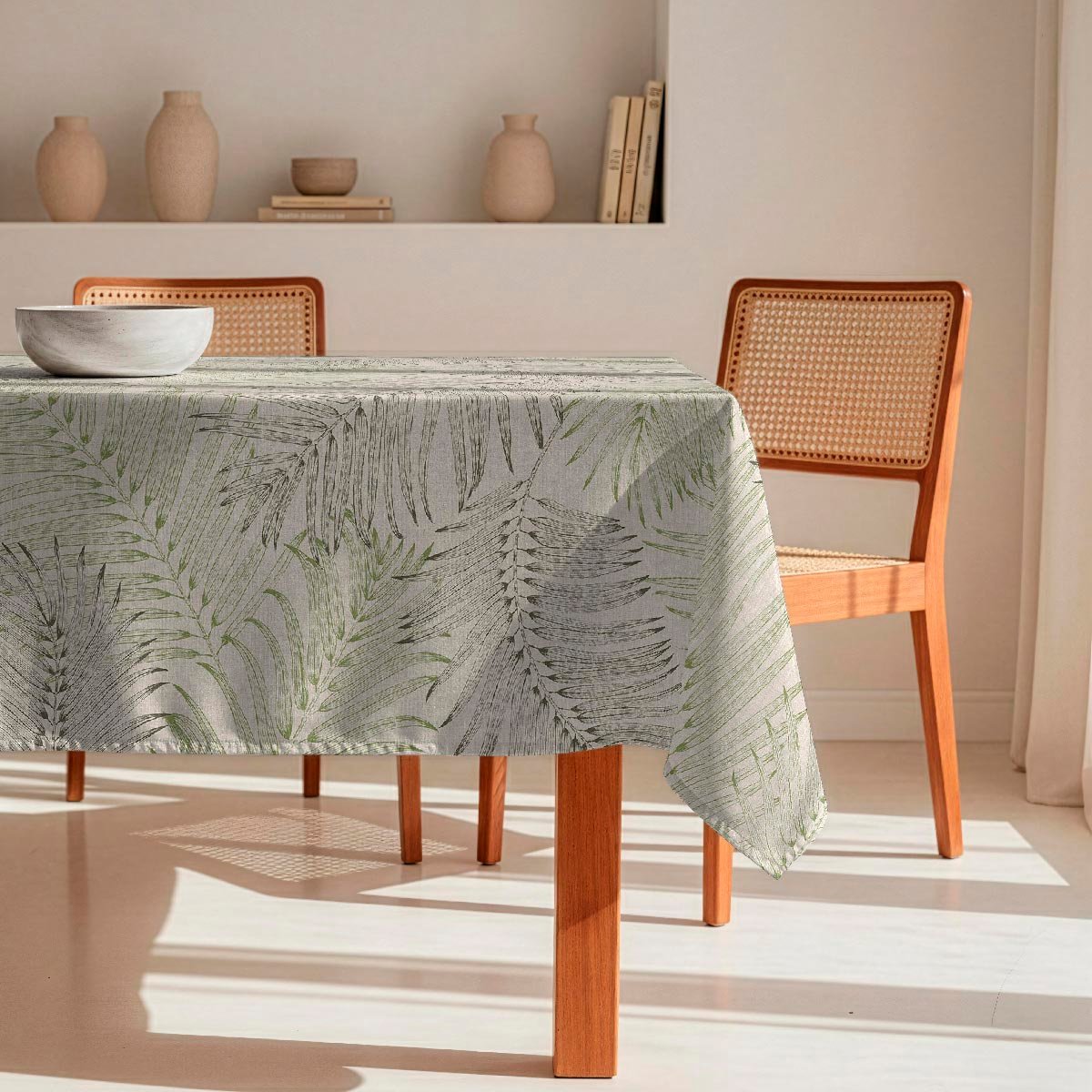 Nappe anti-taches Fronda - coton 100% - vert, NAF NAF HOME