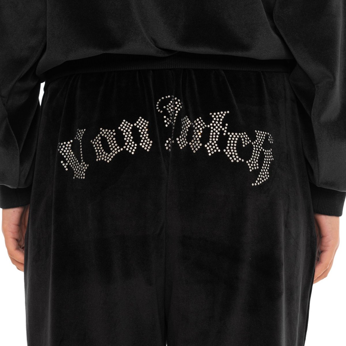 Jogging velours VELVET noir, VON DUTCH