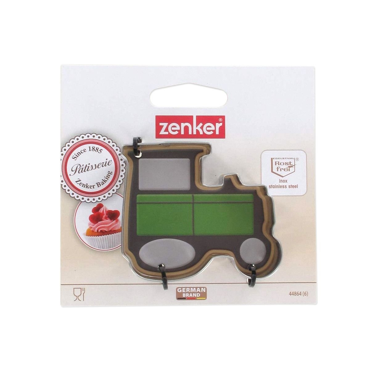 Emporte-pièce en forme de tracteur inox, ZENKER