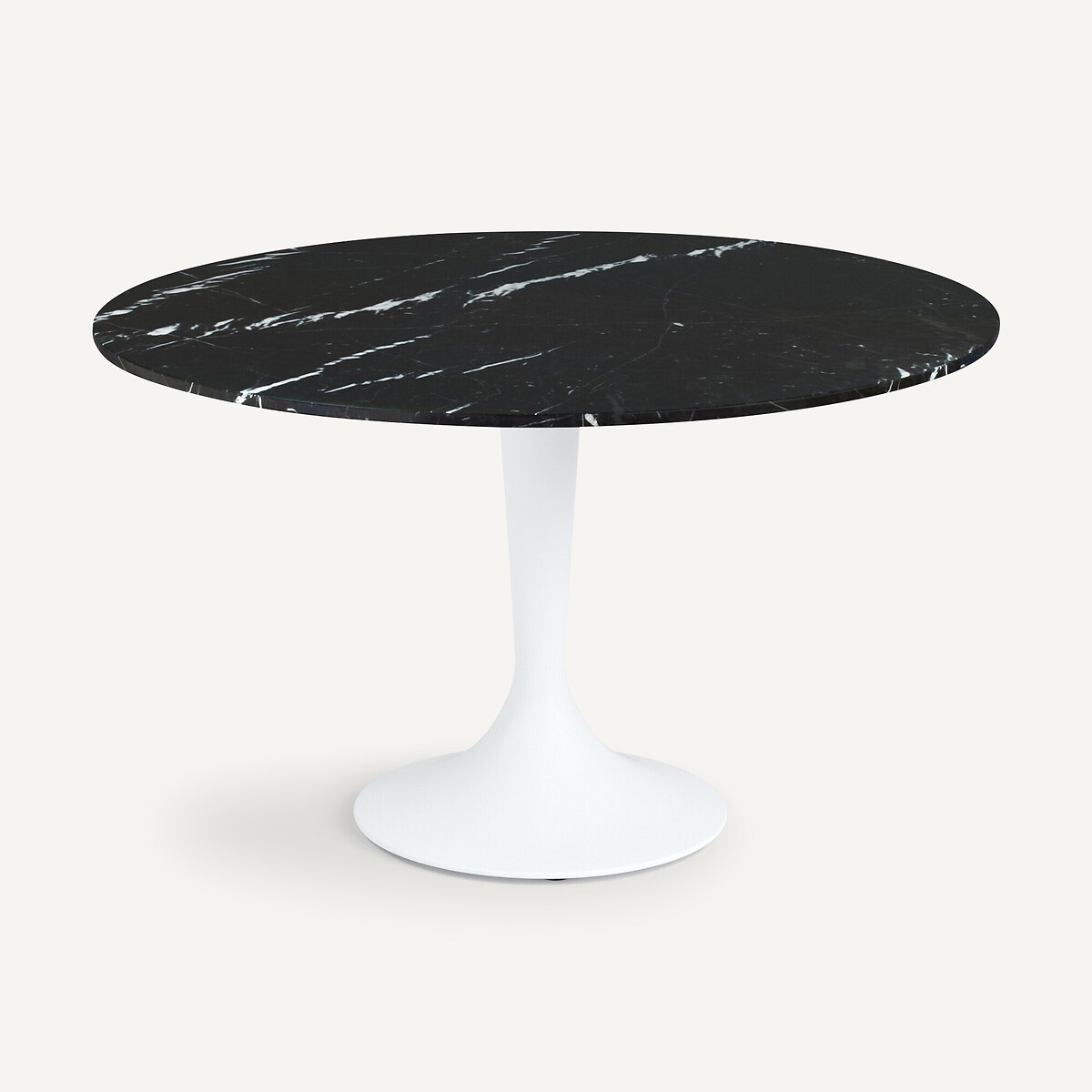 Tirondo Marble Table Top, Diameter 120cm black marble, AM.PM
