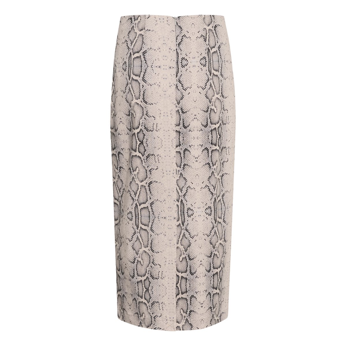 Skirt gris animalier grey snake print, SOAKED IN LUXURY